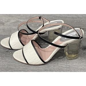 Max Mara Miele Acqua Leather Embossed Pumps Made In Italy Women's 41 MSRP $685‎